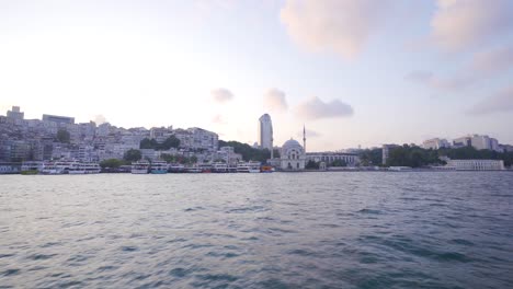 Mosque-and-city-view-from-the-sea.-Istanbul.